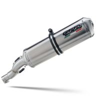 Egzoz ile uyumlu Bmw F 650 Gs 2000-2003, Satinox , Egzoz yasal, onaylı, çıkarılabilir db killer ve bağlantı borulu susturucu 