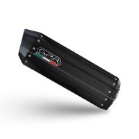 Egzoz ile uyumlu Benelli Trk 702 2023-2024, Hyper Sonic Black Titanium, Egzoz yasal, onaylı, çıkarılabilir db killer ve bağlantı borulu susturucu 