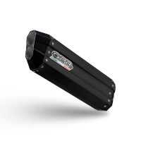 Egzoz ile uyumlu Benelli Trk 702 2023-2024, Hyper Sonic Black Titanium, Egzoz yasal, onaylı, çıkarılabilir db killer ve bağlantı borulu susturucu 