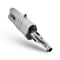 Egzoz ile uyumlu Benelli Trk 702 X 2023-2024, Hyper Sonic Titanium, Egzoz yasal, onaylı, çıkarılabilir db killer ve bağlantı borulu susturucu 