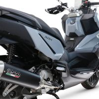 Egzoz GPR ile uyumlu  Sym ADX 300 2024-2026, Furore-X Scooter, Dbkiller'lı özel bağlantı borusunu içeren yarış egzoz sistemi 
