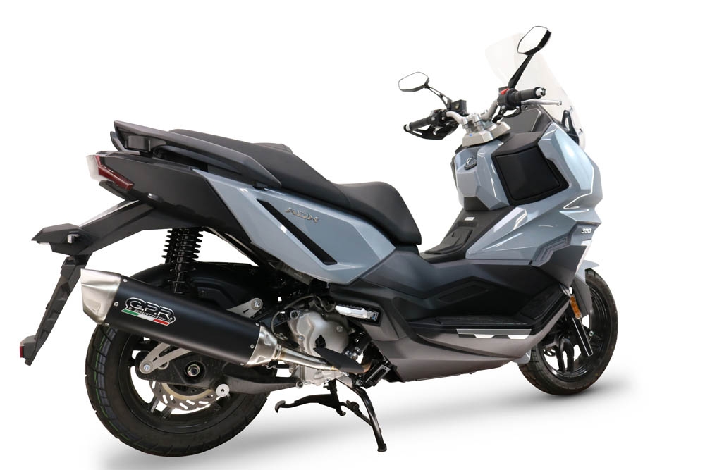 Egzoz GPR ile uyumlu  Sym ADX 300 2024-2026, Furore-X Scooter, Dbkiller'lı özel bağlantı borusunu içeren yarış egzoz sistemi 