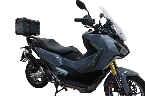 Topkoffer GPR TECH compatibel met  Bmw G 310 Gs 2017/2021 e4 Alüminyum üst kasa, siyah renk ve özel plaka dahildir Kapasite Litre 26