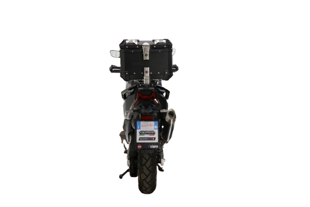 Topkoffer GPR TECH compatibel met  Bmw G 310 Gs 2017/2021 e4 Alüminyum üst kasa, siyah renk ve özel plaka dahildir Kapasite Litre 26