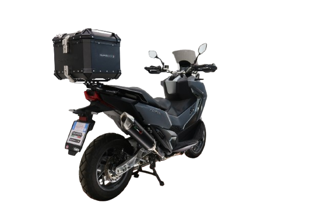 Topkoffer GPR TECH compatibel met  Bmw G 310 Gs 2017/2021 e4 Alüminyum üst kasa, siyah renk ve özel plaka dahildir Kapasite Litre 35