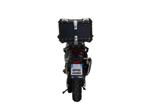 Topkoffer GPR TECH compatibel met  Bmw G 310 Gs 2017/2021 e4 Alüminyum üst kasa, siyah renk ve özel plaka dahildir Kapasite Litre 45