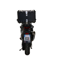 Topkoffer GPR TECH compatibel met  Bmw G 310 Gs 2017/2021 e4 Alüminyum üst kasa, siyah renk ve özel plaka dahildir Kapasite Litre 45