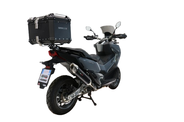 Topkoffer GPR TECH compatibel met  Bmw G 310 Gs 2017/2021 e4 Alüminyum üst kasa, siyah renk ve özel plaka dahildir Kapasite Litre 45