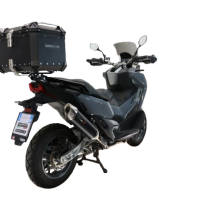 Topkoffer GPR TECH compatibel met  Bmw G 310 Gs 2017/2021 e4 Alüminyum üst kasa, siyah renk ve özel plaka dahildir Kapasite Litre 45