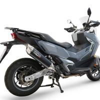 Egzoz GPR ile uyumlu  Sym ADX TG 400 2024-2026, Furore-X Scooter, Dbkiller'lı özel bağlantı borusunu içeren yarış egzoz sistemi 