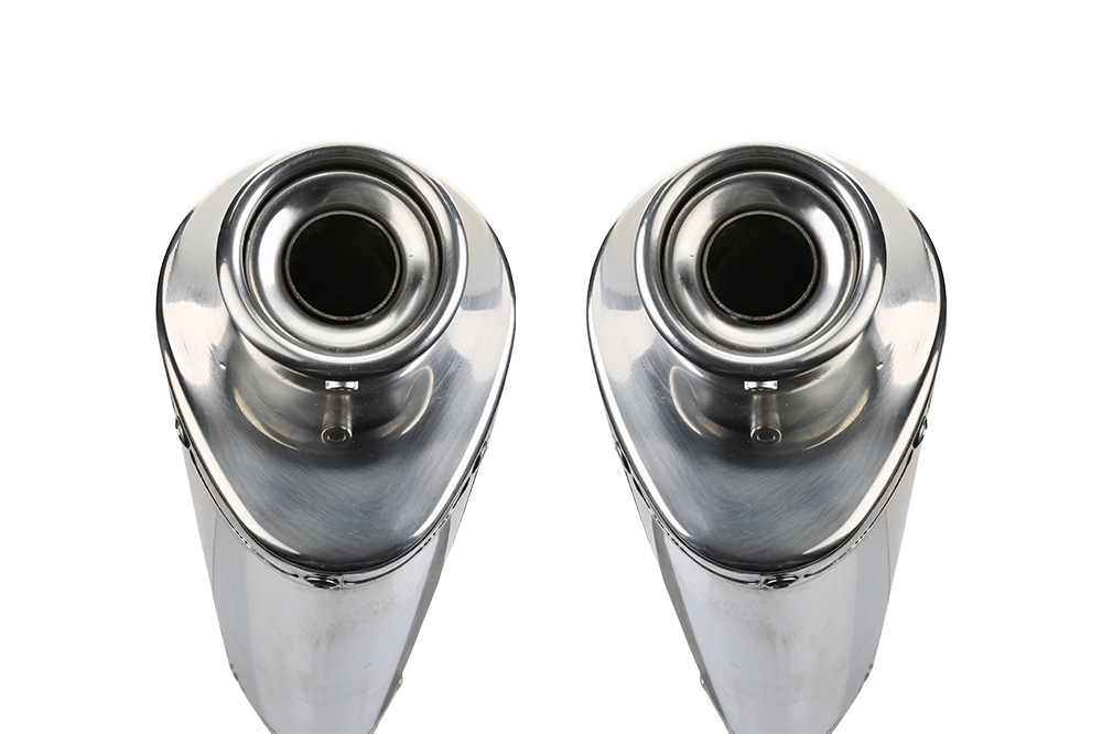 Egzoz ile uyumlu Aprilia Sl -Falco 1000 2000-2004, Trioval, Homologe sistem Double Susturucu ve özel bağlantı borusu 