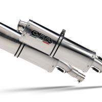 Egzoz ile uyumlu Aprilia Sl -Falco 1000 2000-2004, Trioval, Homologe sistem Double Susturucu ve özel bağlantı borusu 