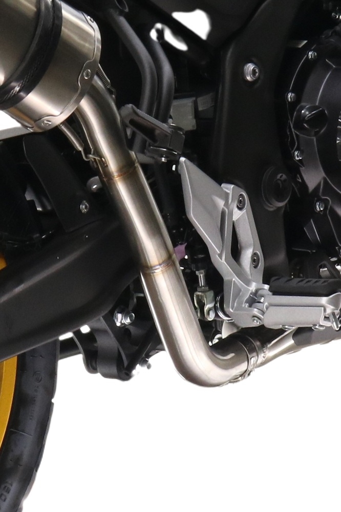 GPR exhaust compatible with  Voge 525DSX 2023-2024, New Grand Prix Evo Titanium, Homologated legal slip-on exhaust including removable db killer and link pipe 