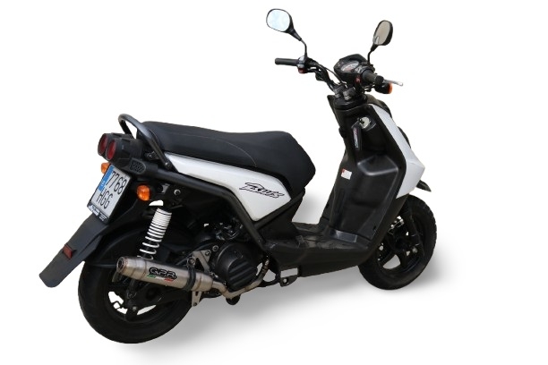 Egzoz ile uyumlu Yamaha BW'S 125 2010-2013, Deeptone Inox, Homologe edilmemiş dbkiller ile yarış sistemi Tam hat, susturucu artı toplayıcı 