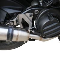 Egzoz ile uyumlu Yamaha BW'S 125 2010-2013, Deeptone Inox, Homologe edilmemiş dbkiller ile yarış sistemi Tam hat, susturucu artı toplayıcı 
