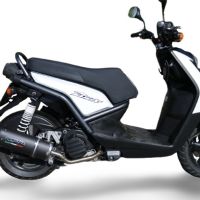 Egzoz ile uyumlu Yamaha BW'S 125 2010-2013, Furore Nero, Homologe edilmemiş dbkiller ile yarış sistemi Tam hat, susturucu artı toplayıcı 