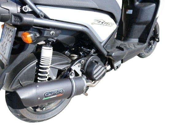 Egzoz ile uyumlu Yamaha BW'S 125 2010-2013, Furore Nero, Homologe edilmemiş dbkiller ile yarış sistemi Tam hat, susturucu artı toplayıcı 