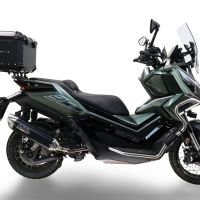 Topkoffer GPR TECH compatibel met  Zontes 368 G 2025/2026 Alüminyum, gümüş renginde üst kasa, tavan rafı ve özel plaka dahil Kapasite Litre 35
