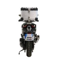 Topkoffer GPR TECH compatibel met  Zontes 368 G 2025/2026 Alüminyum, gümüş renginde üst kasa, tavan rafı ve özel plaka dahil Kapasite Litre 35