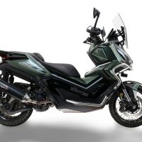 Egzoz ile uyumlu Zontes 365G 2024-2026, Furore-X Scooter, Dbkiller'lı özel bağlantı borusunu içeren yarış egzoz sistemi 