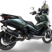 Egzoz ile uyumlu Zontes 365D 2024-2026, Furore-X Scooter, Dbkiller'lı özel bağlantı borusunu içeren yarış egzoz sistemi 