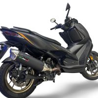 GPR exhaust compatible with  Zontes 365E 2024-2026, Furore-X Scooter, Slip-on including silencer approved for noise,db killer and catalyst compliant for inspection 